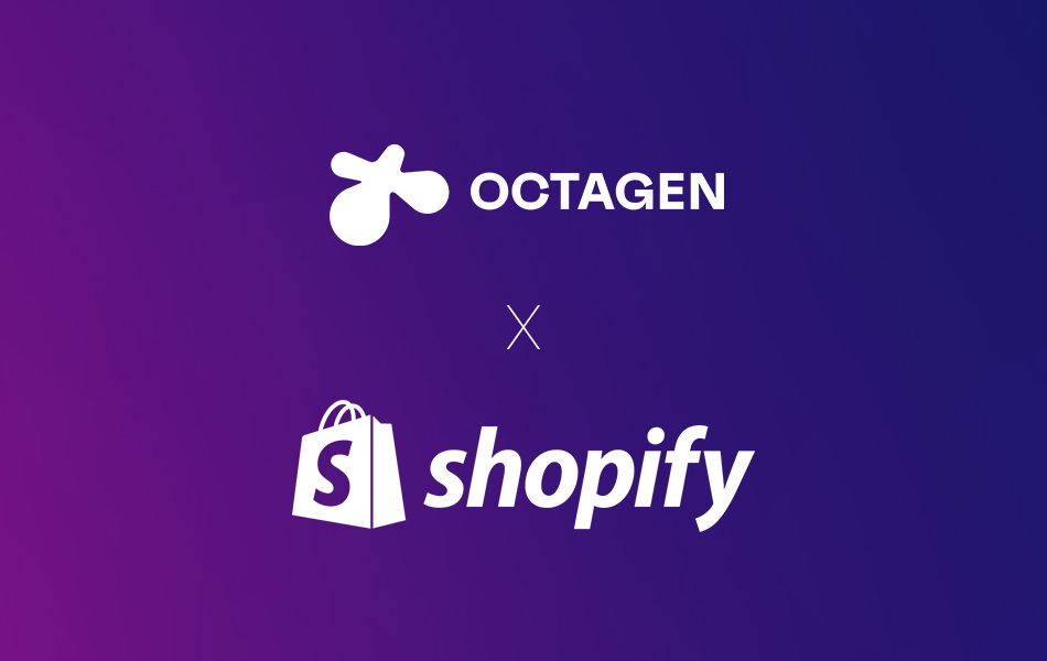 Illustration Partnerschaft Shopify und Octagen