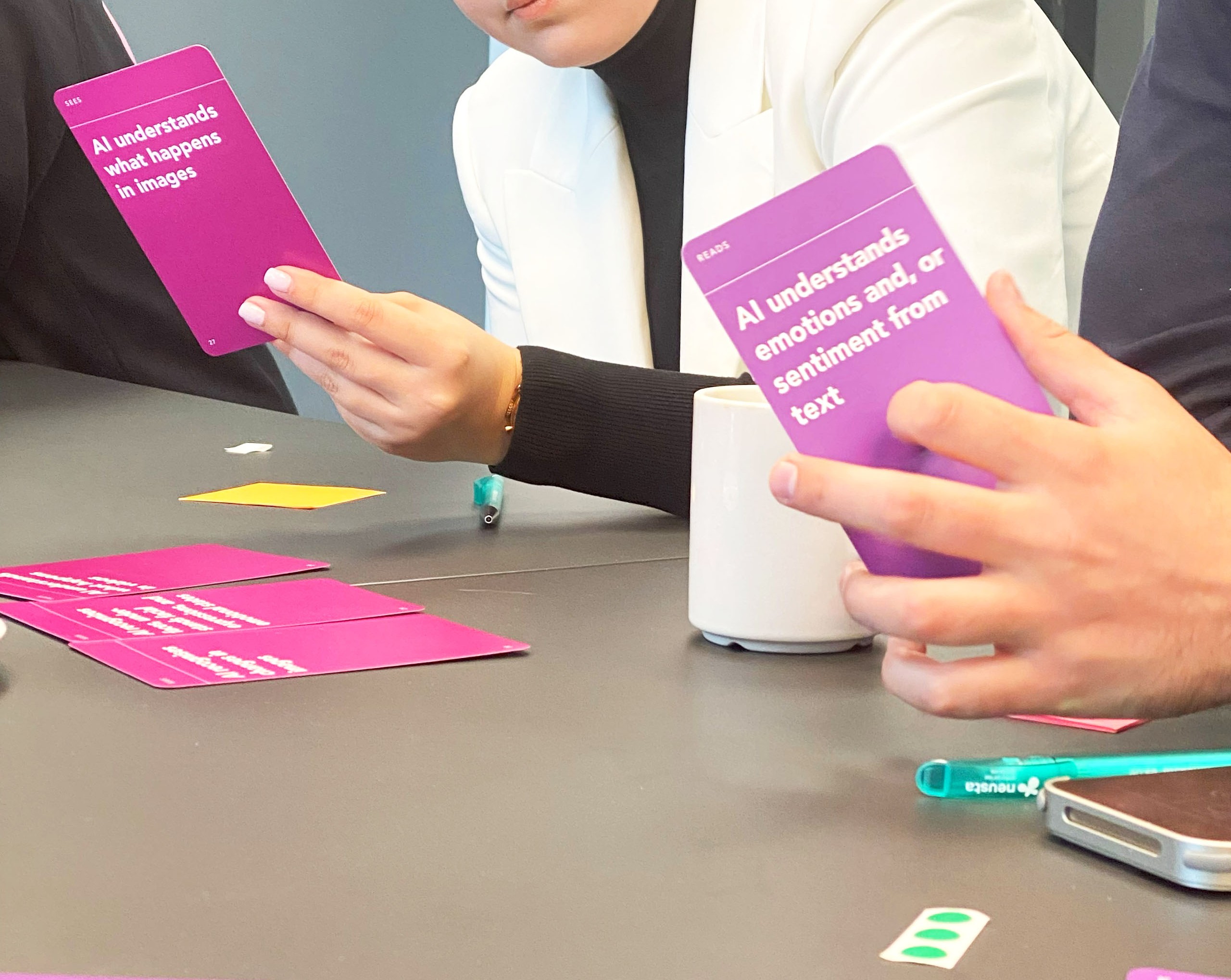 AI Cards für den AI Design Sprint bei team neusta
