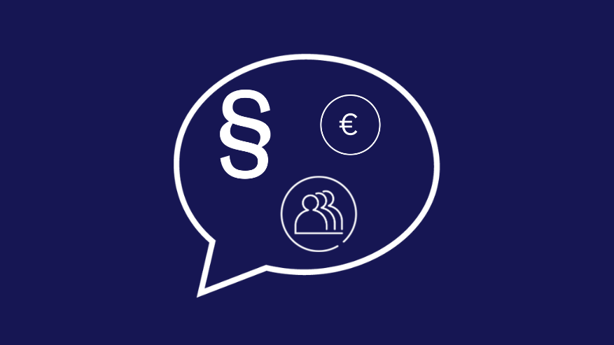 Bild für SDG 8 zu dem Thema menschenwürdige Arbeit und Wirtschaftswachstum