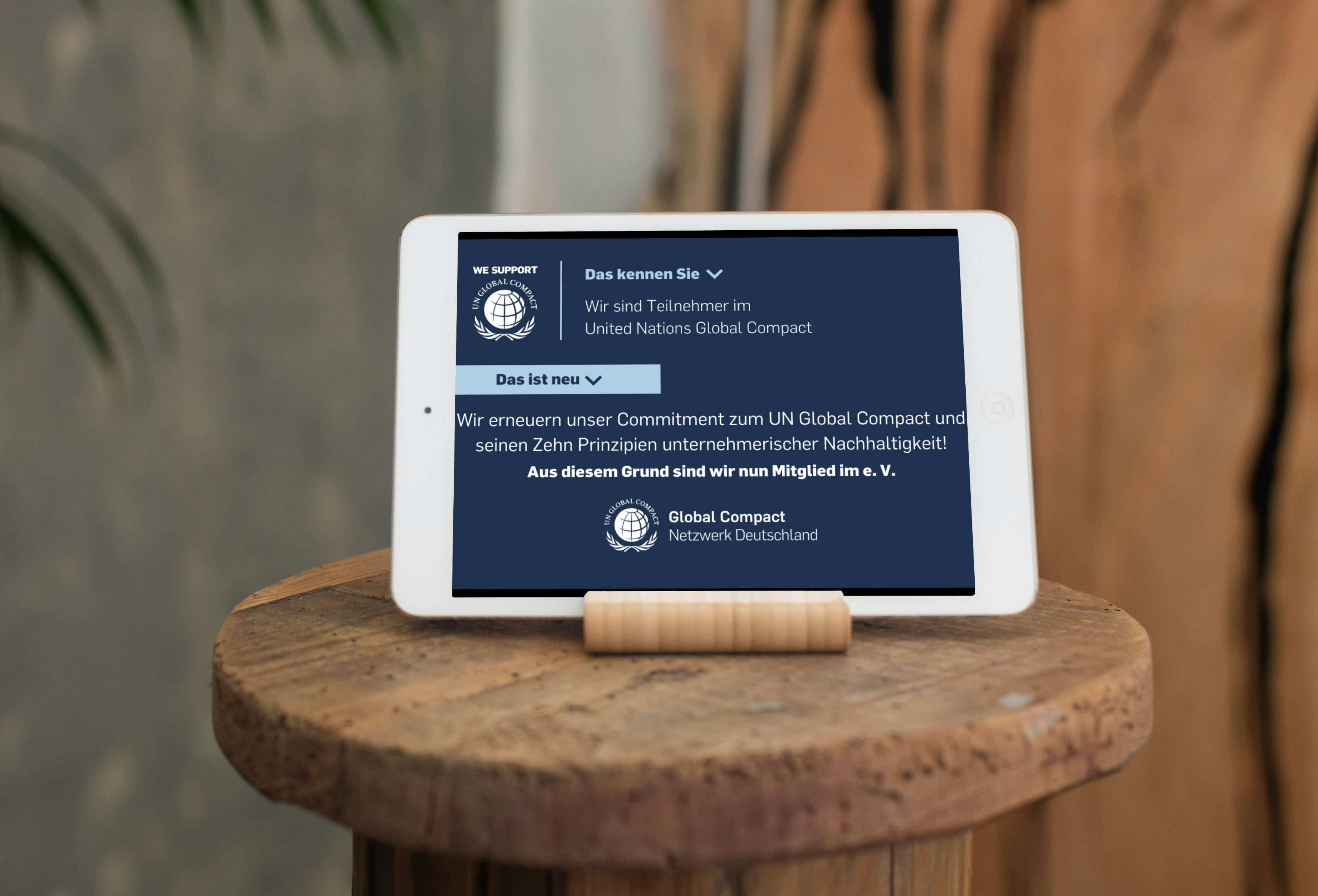 team neusta ist Mitglied des UN Global Compact 