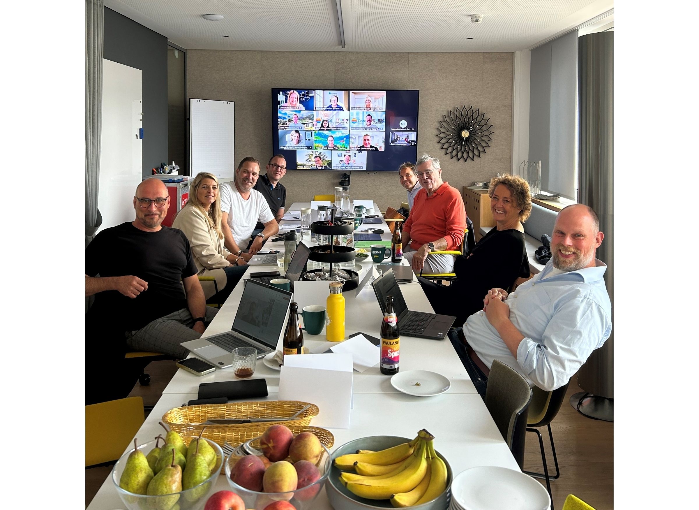Zusammentreffen der Tourismus-Expert:innen von team neusta in München für die Gründung der Initiative Pauschalreise
