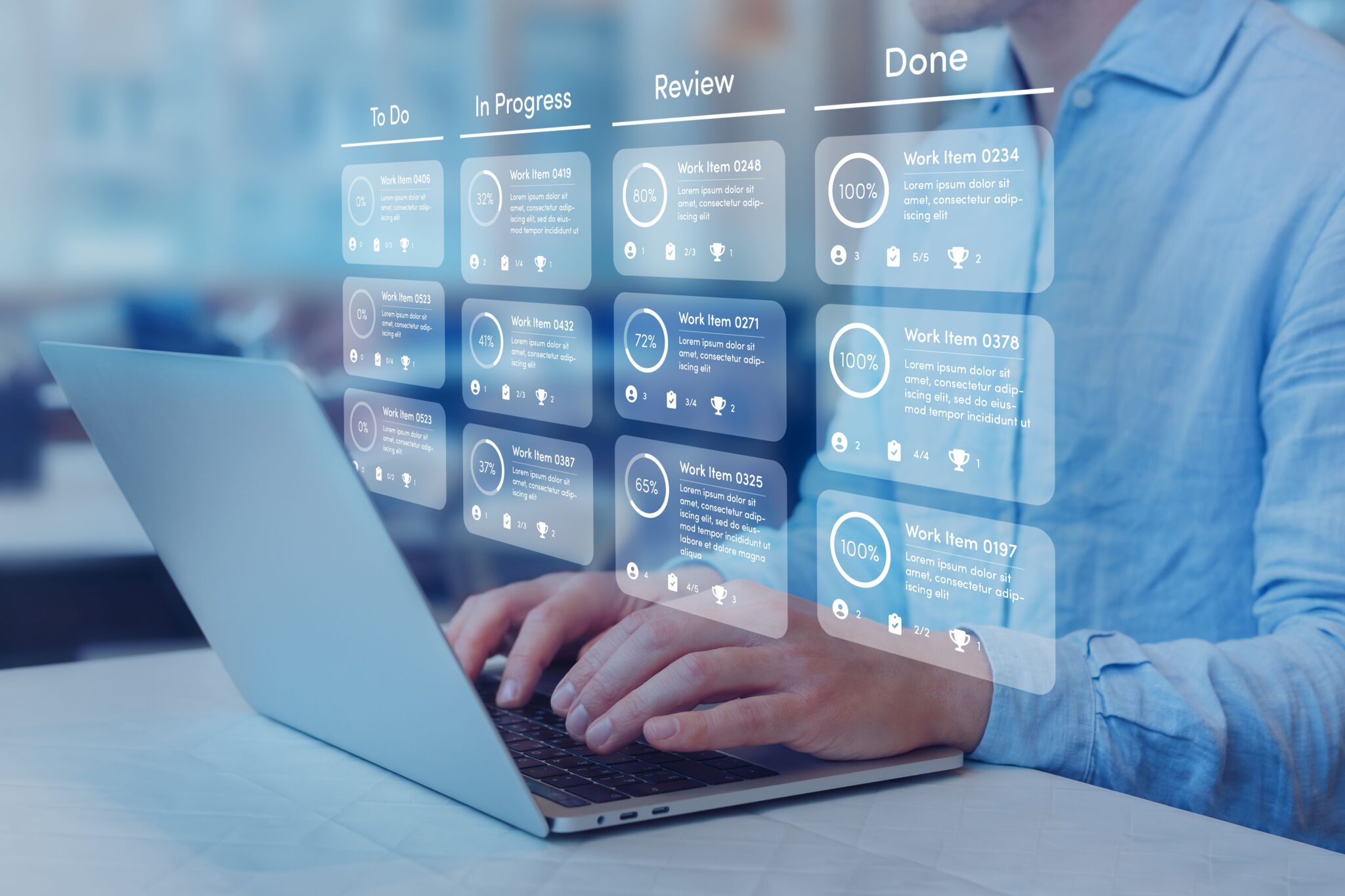 Beispielhafte Darstellung Project Management Software DiPP