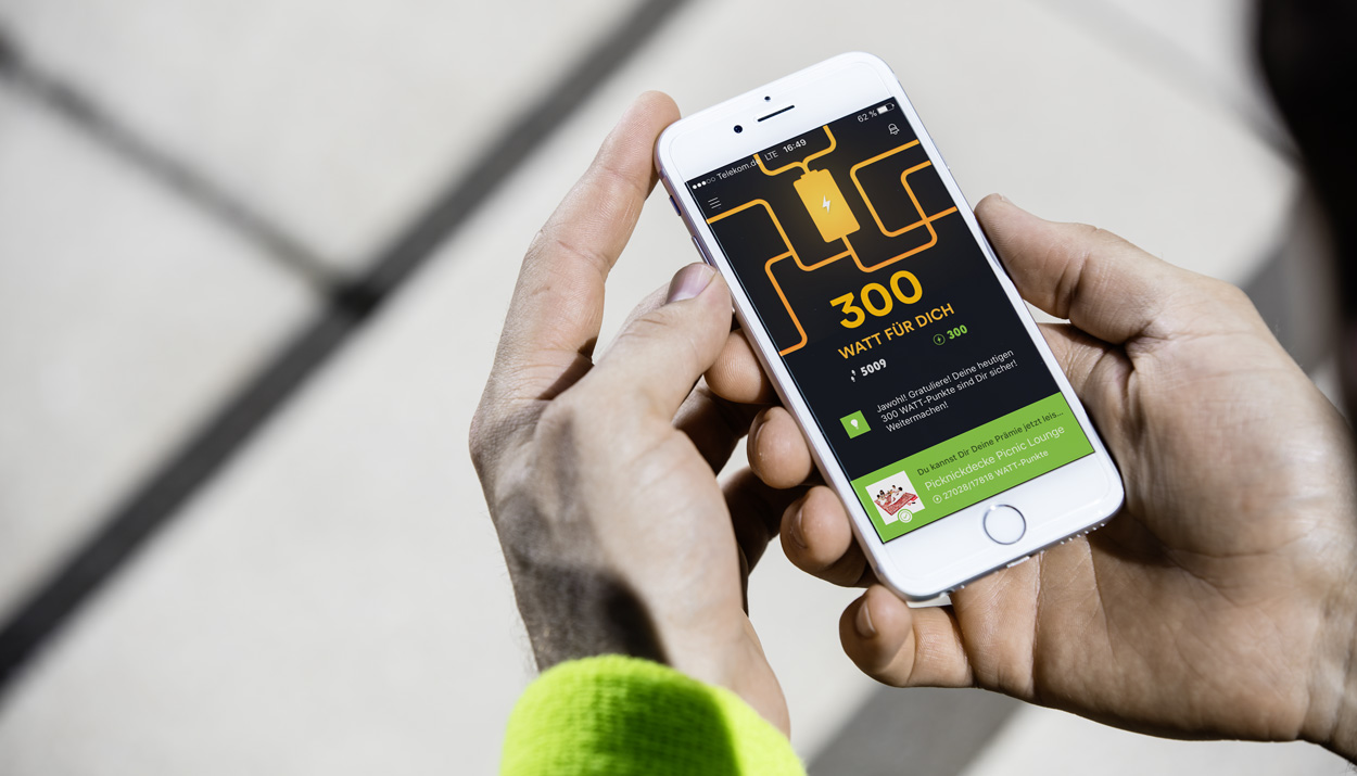 Ansicht Loyality Programm WATT von Energis