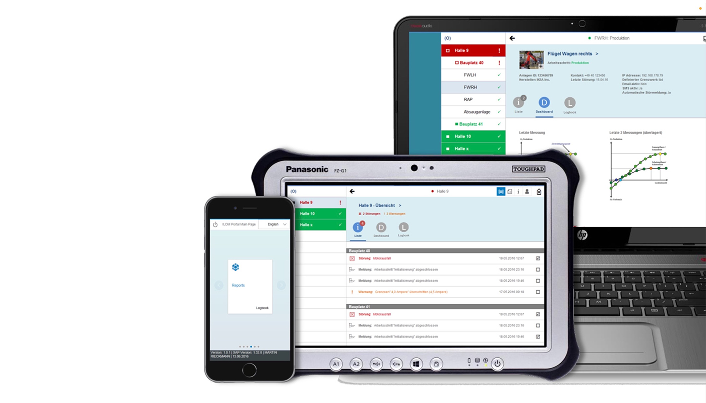 Darstellung des IoT Shopfloor Aufbaus bei team neusta
