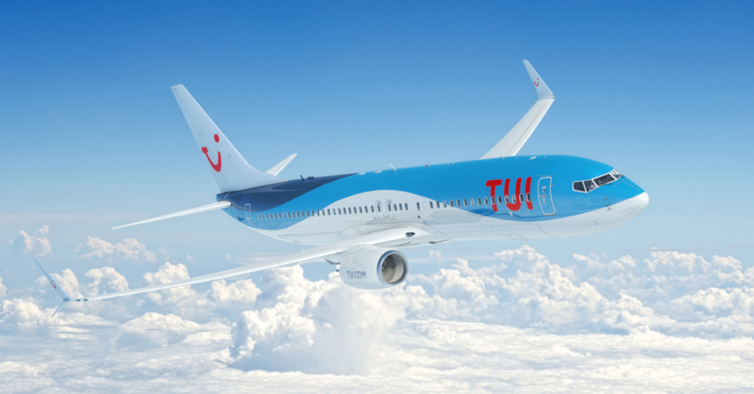 Imagebild mit Flugzeug der TUI für Case TUI Fly Anwendung zur Berechnung des Zero Fuel Weight (ZFW)