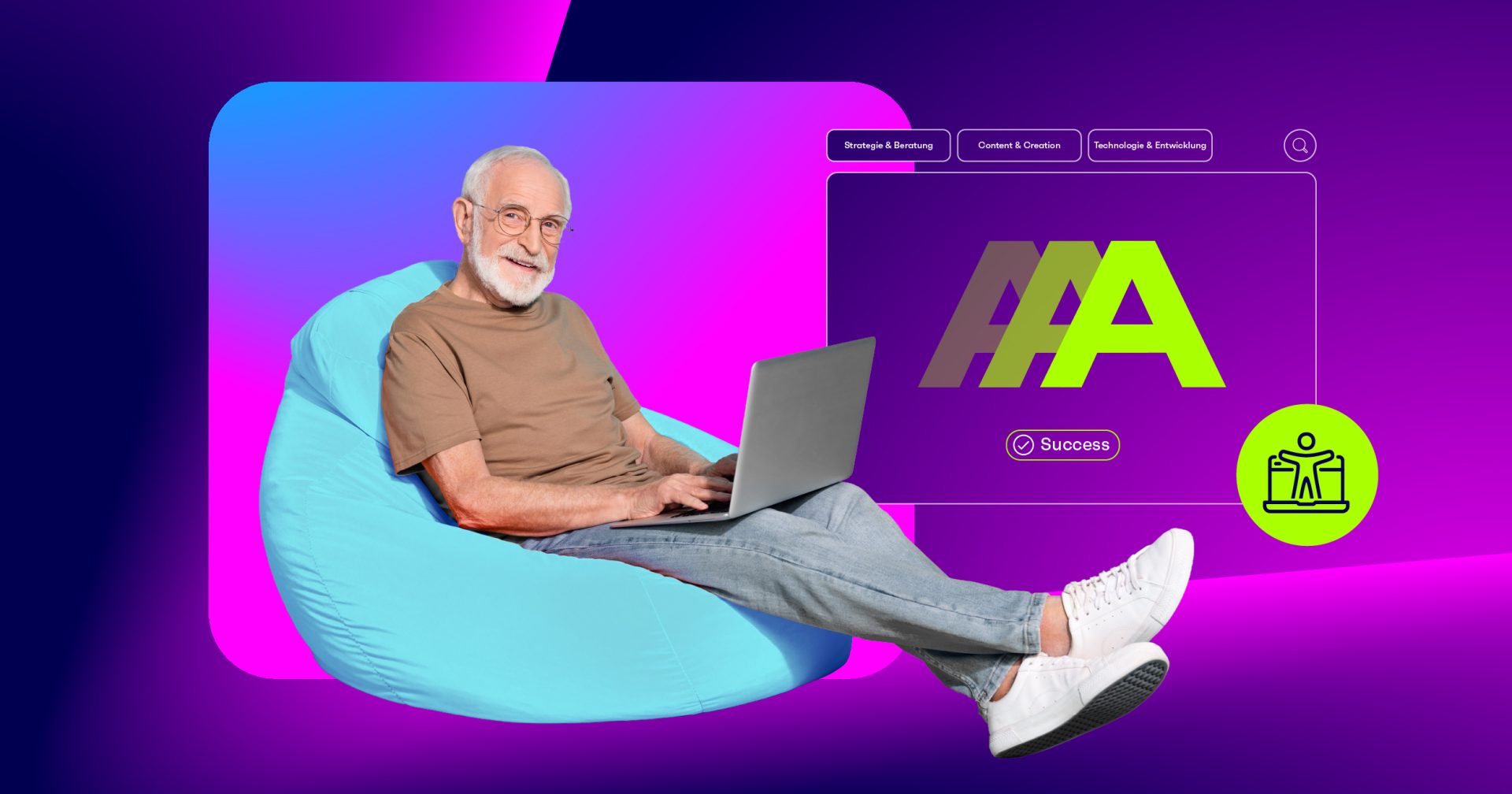 Blogbild zum Beitrag über Digitale Barrierefreiheit für digitale Produkte von team neusta