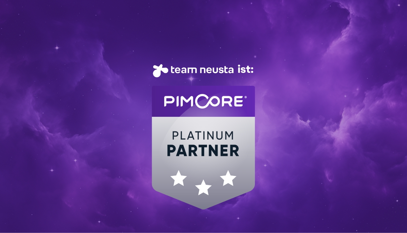 Imagebild team neusta ist Pimcore Platinum Partner