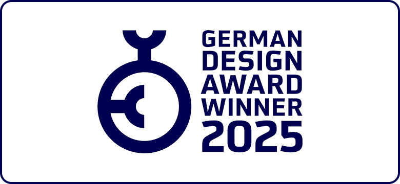 German Design Award 2025 blau