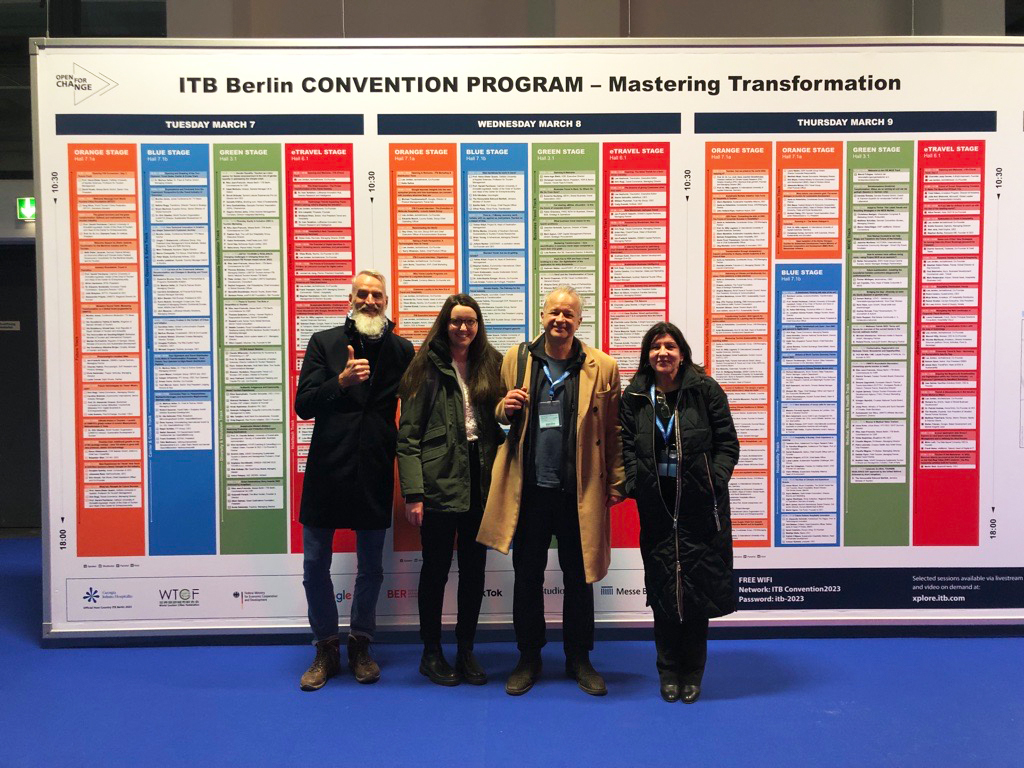 Frank Grafenstein und Team beim ITB-Kongress in Berlin 2024