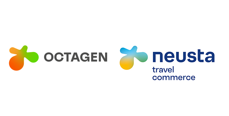 Logo octagen und neusta travel commerce