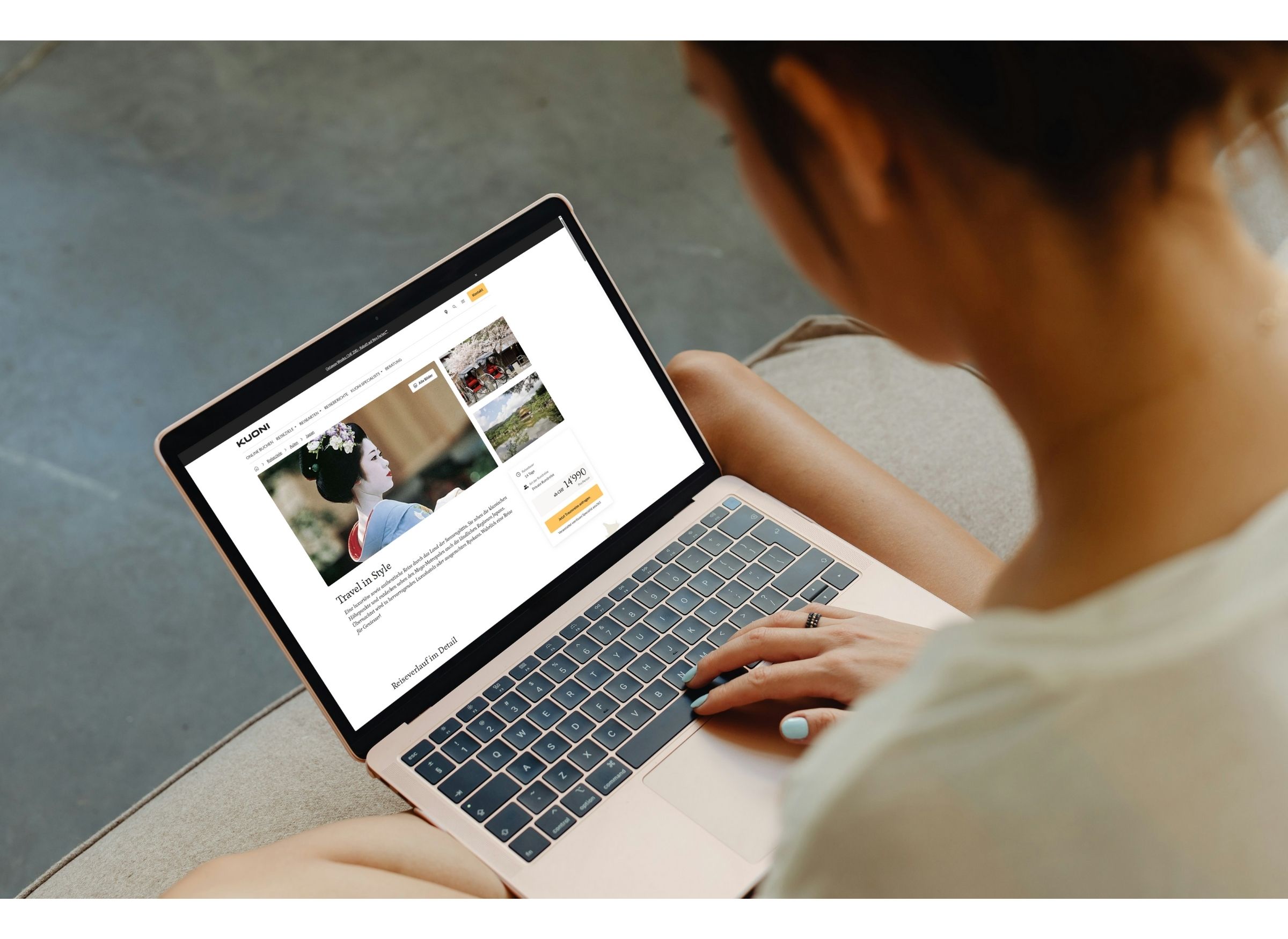 Neue Kuoni Website Japan Rundreise buchen