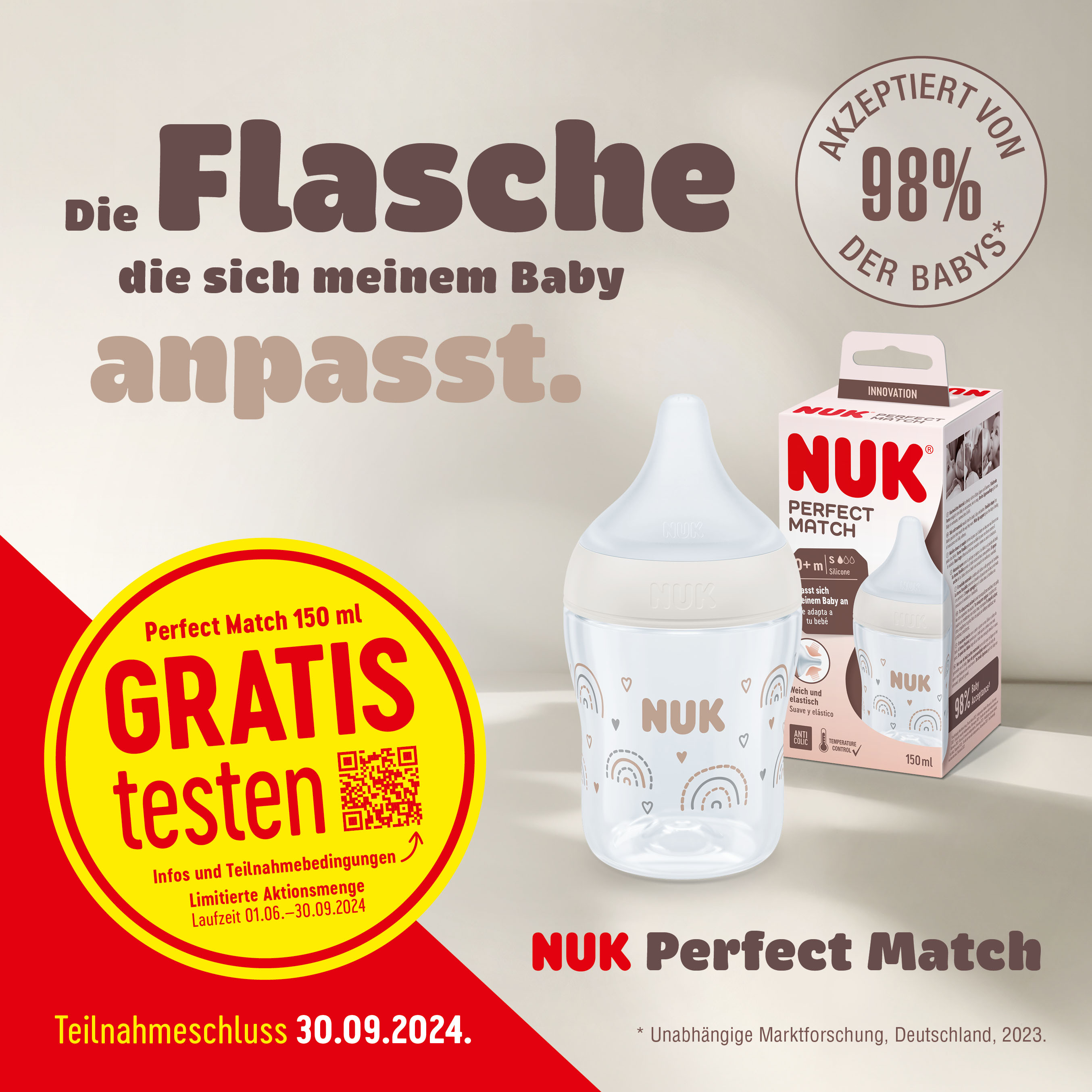 Teaserbild MAPA Nuk Perfect Match Cashback Aktion