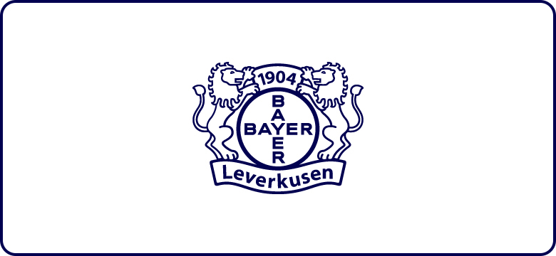Bayer Leverkusen Logo in blau