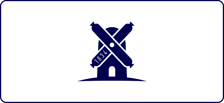 Rügenwalder Mühle Logo in blau