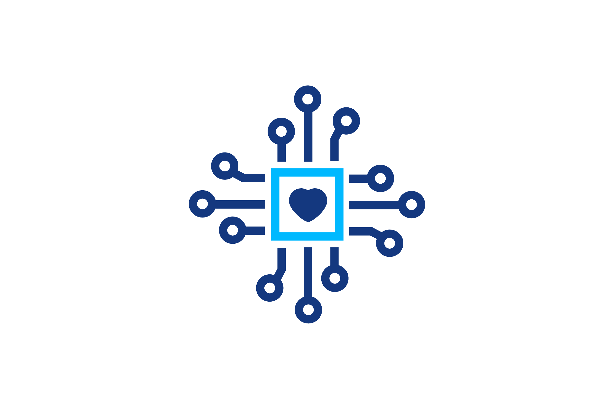 Icon für SAP-Bereich ERP-Systeme in Form eines Schaltbretts in blau